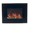 Hastings Home Hastings Home 26-Inch Electric Fireplace, Wall Mount, 2 Heat Settings, Dimmable, Remote Control, Black 188383ONG - alternate 2